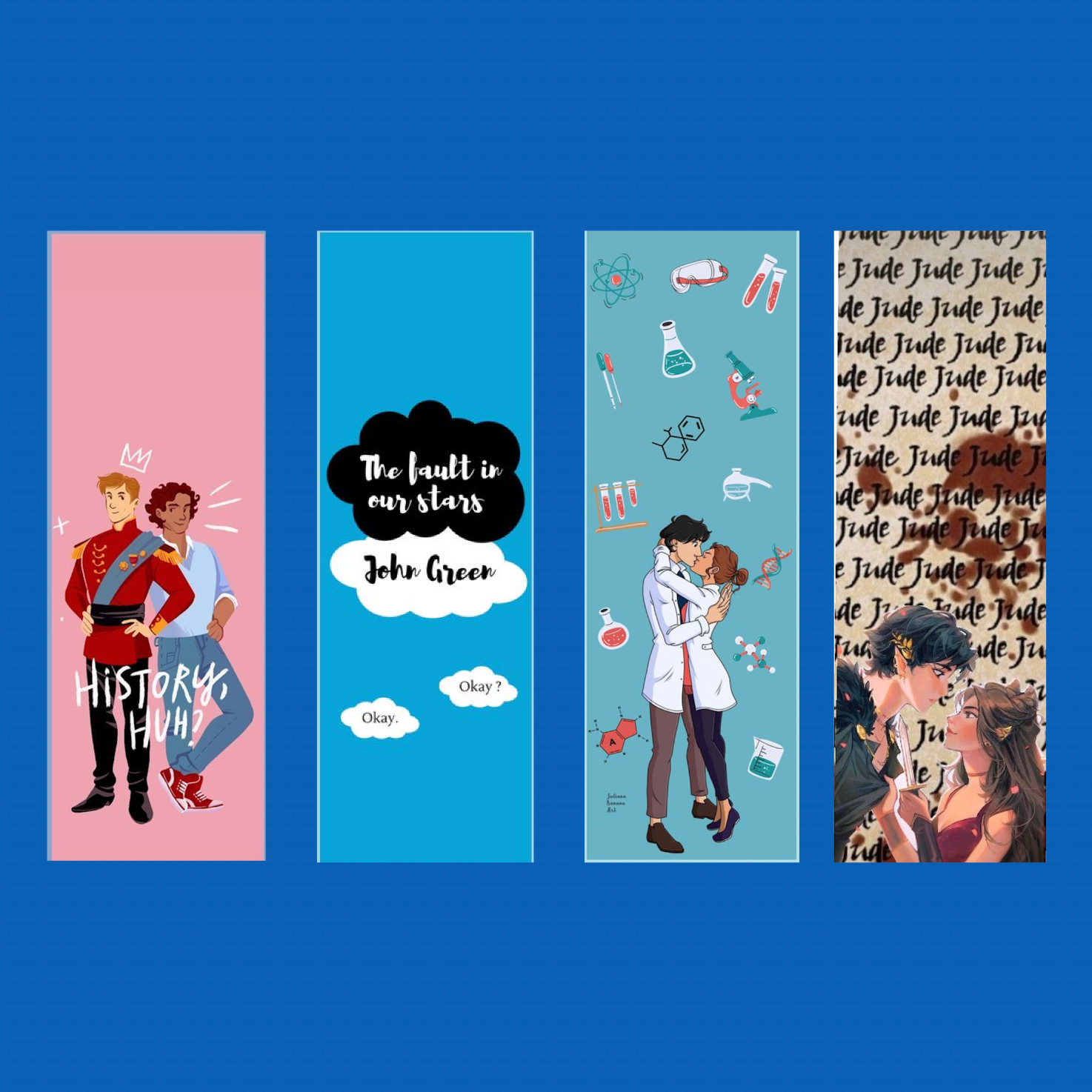 Fiction Titles Bookmarks