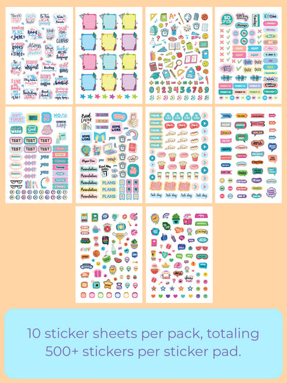 Study Well Sticker Book