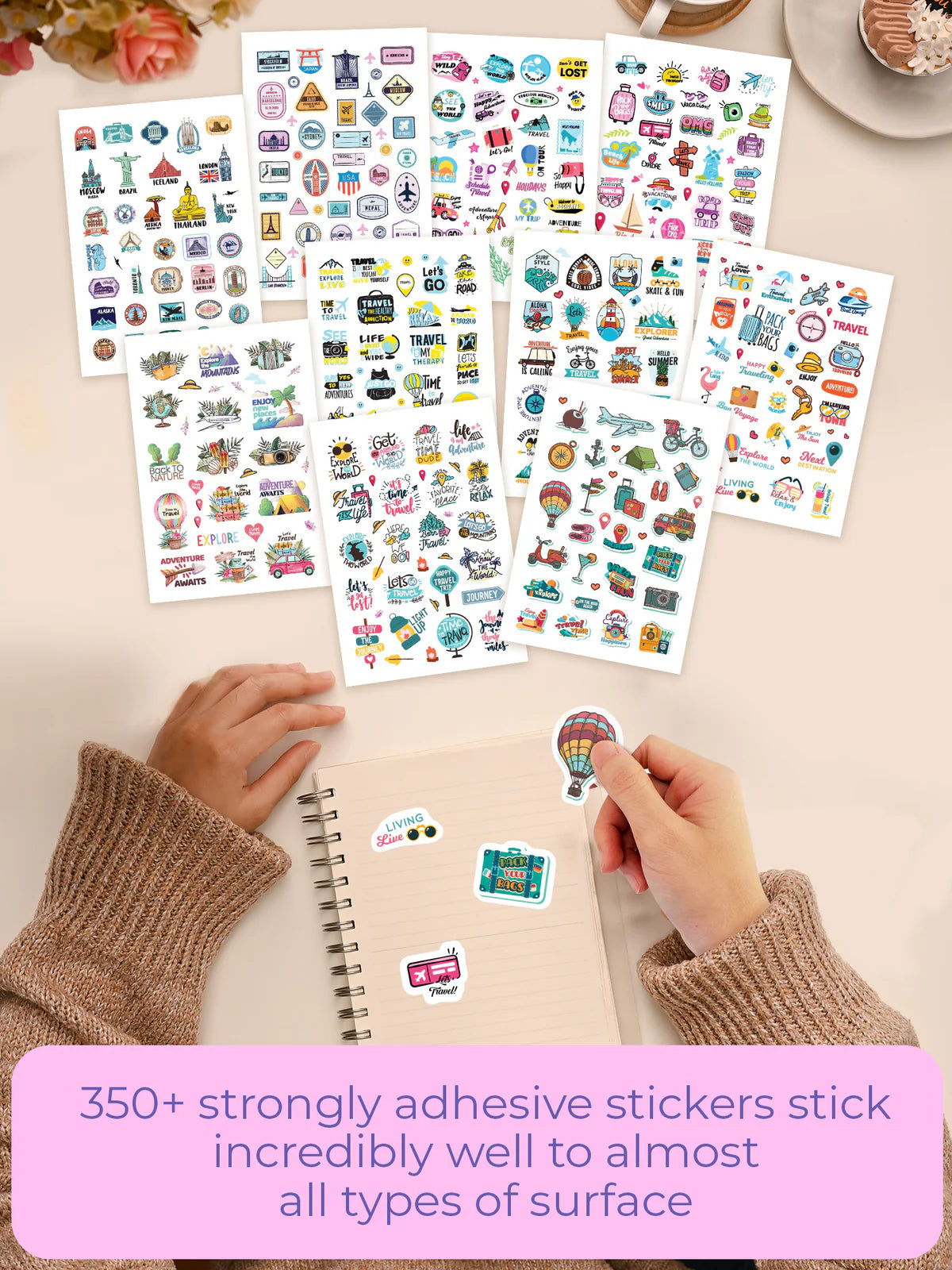 Travelogue Sticker Book