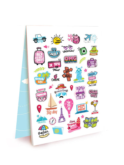 Travelogue Sticker Book