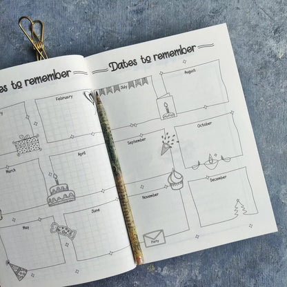 My Daily Planner – 12 Month Undated