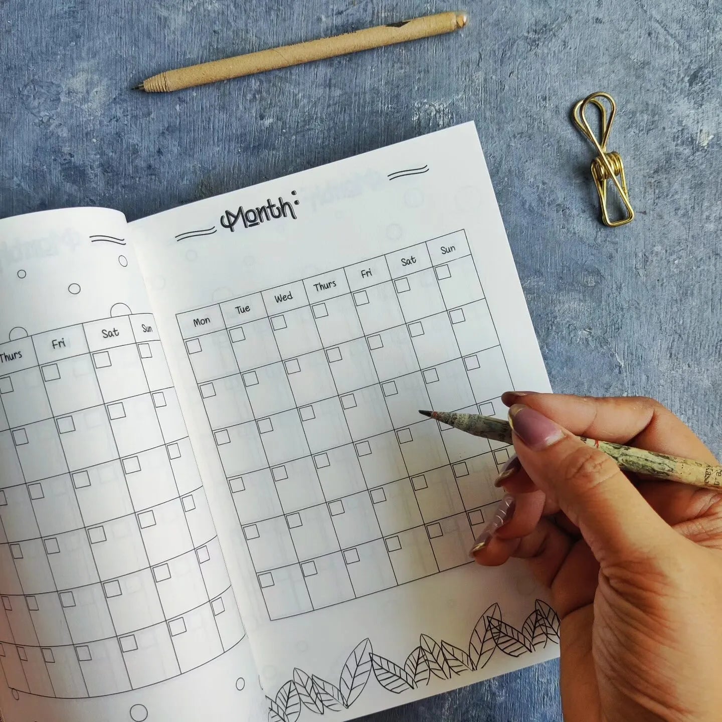 My Daily Planner – 12 Month Undated