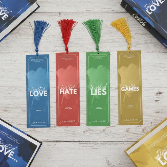 Twisted series bookmarks (Set of 4)