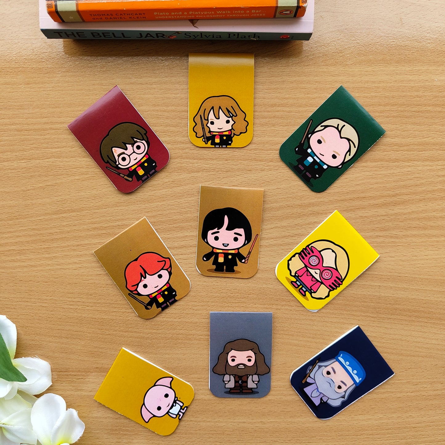 Harry Potter Bookmarks - Set of 9 magnetic bookmarks