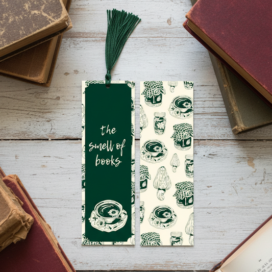 Coffee themed bookmark