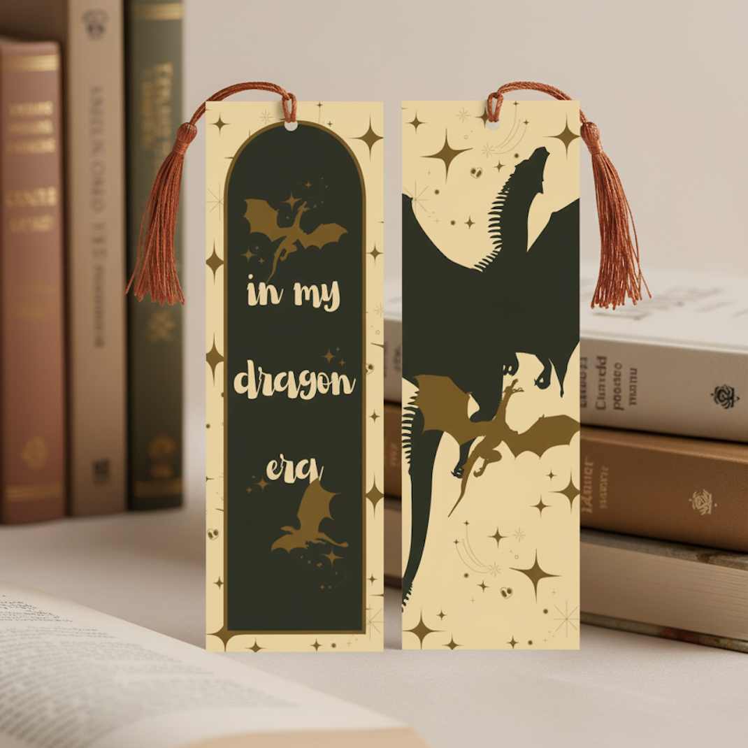 Dragon rider bookmark