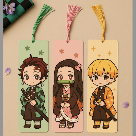 Demon Slayer Bookmarks (Set of 3)
