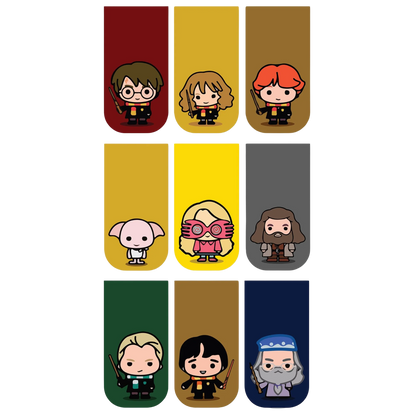 Harry Potter Bookmarks - Set of 9 magnetic bookmarks