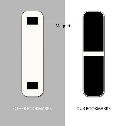 Book Lovers Magnetic Bookmarks – Set of 5