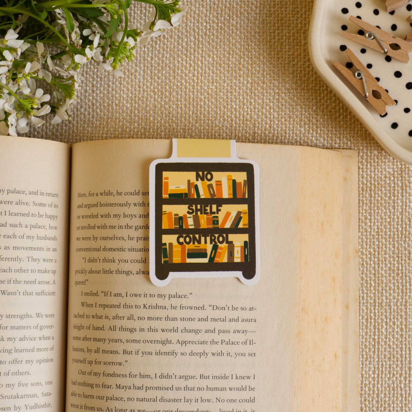 Fun & Flair Set of 10 Magnetic Bookmarks