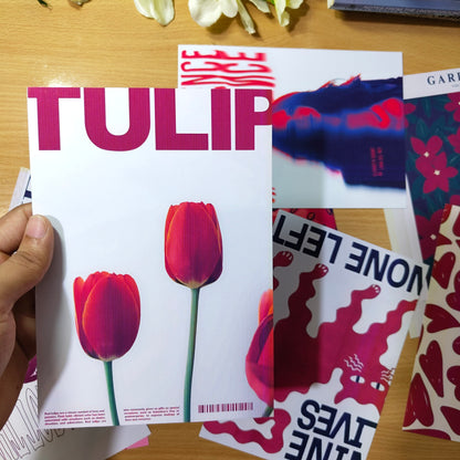 Red Themed Collage Set (Pack of 12)