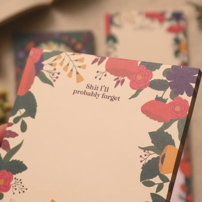 Shit I'll Probably Forget Magnetic Notepad