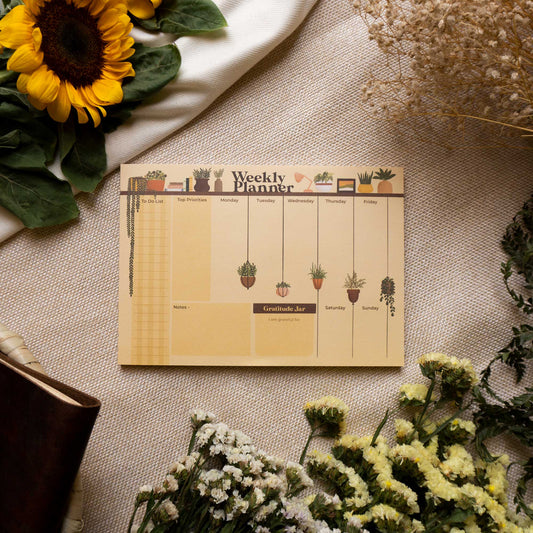 Botanical Bliss Magnetic Weekly Planner